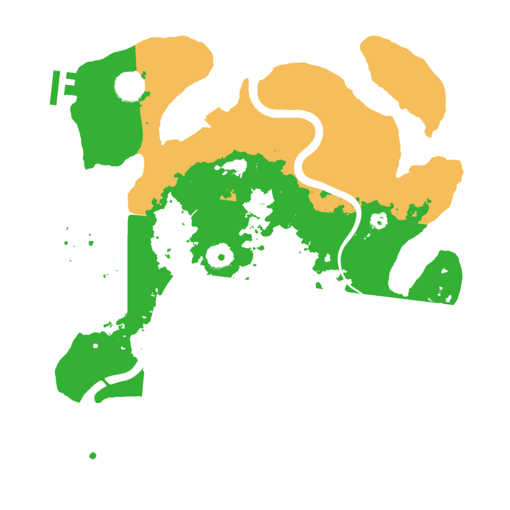 Biome Rust Map: Procedural Map, Size: 3000, Seed: 607540554