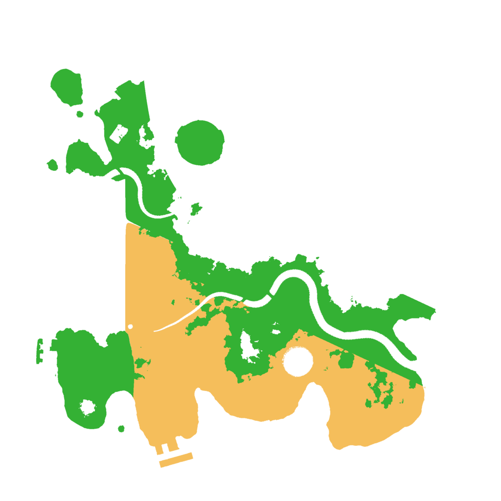 Biome Rust Map: Procedural Map, Size: 3000, Seed: 87312