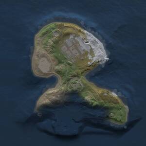 Thumbnail Rust Map: Procedural Map, Size: 1500, Seed: 528962616, 4 Monuments
