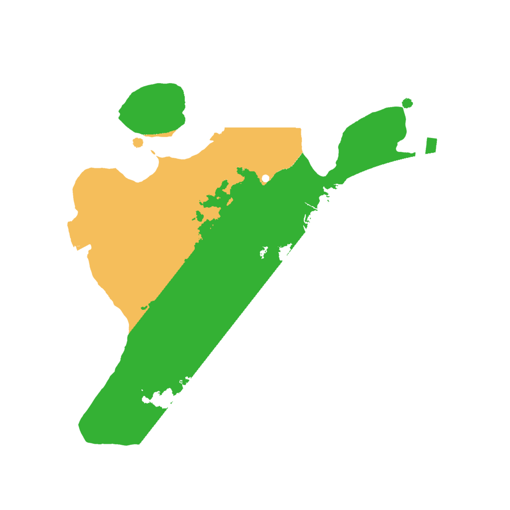 Biome Rust Map: Procedural Map, Size: 2000, Seed: 426900