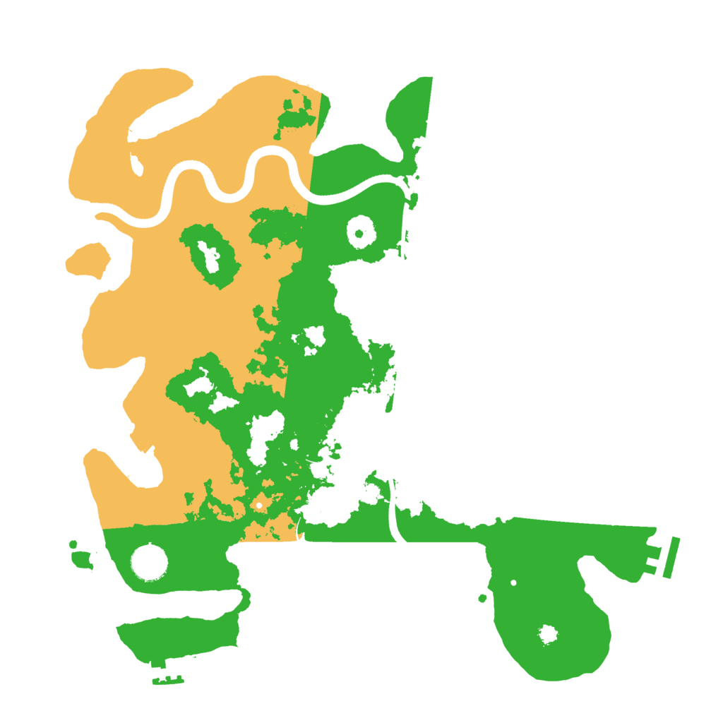 Biome Rust Map: Procedural Map, Size: 3500, Seed: 295038828