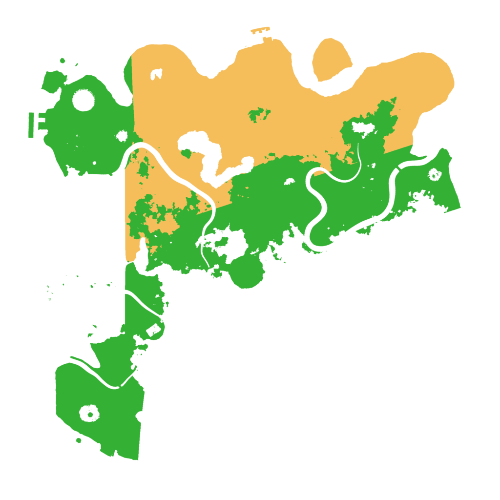 Biome Rust Map: Procedural Map, Size: 4000, Seed: 13623234