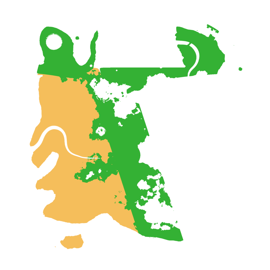 Biome Rust Map: Procedural Map, Size: 3000, Seed: 250804