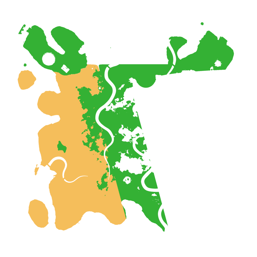 Biome Rust Map: Procedural Map, Size: 3500, Seed: 425387