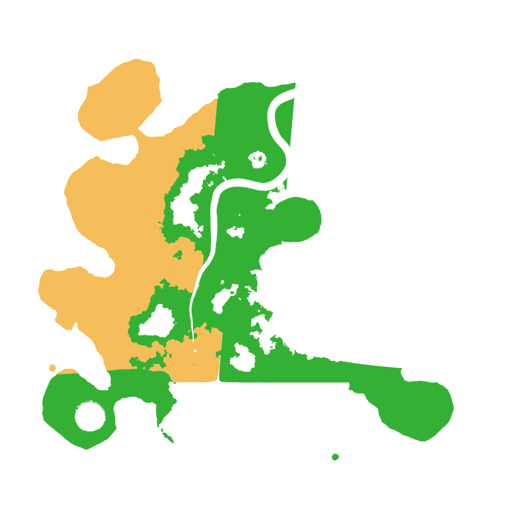 Biome Rust Map: Procedural Map, Size: 3000, Seed: 953328446
