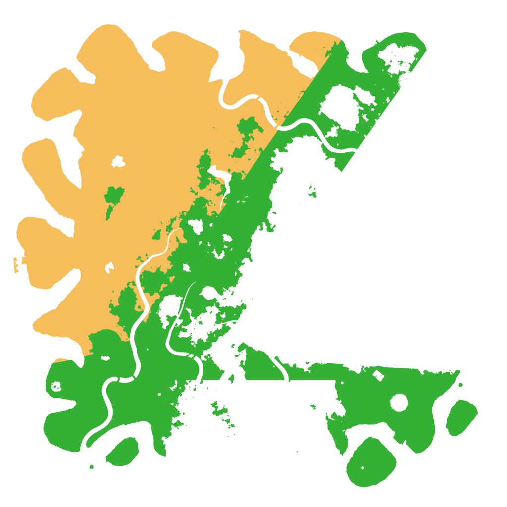 Biome Rust Map: Procedural Map, Size: 5001, Seed: 33524400