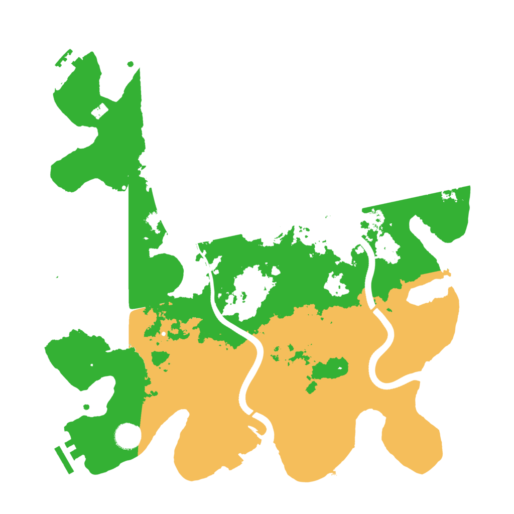 Biome Rust Map: Procedural Map, Size: 3500, Seed: 529045968