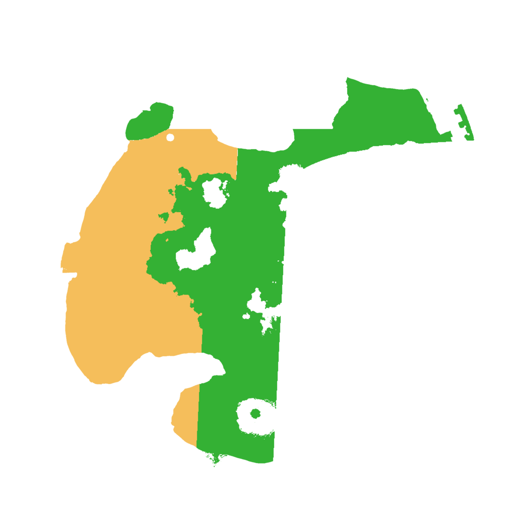 Biome Rust Map: Procedural Map, Size: 2000, Seed: 1622919533