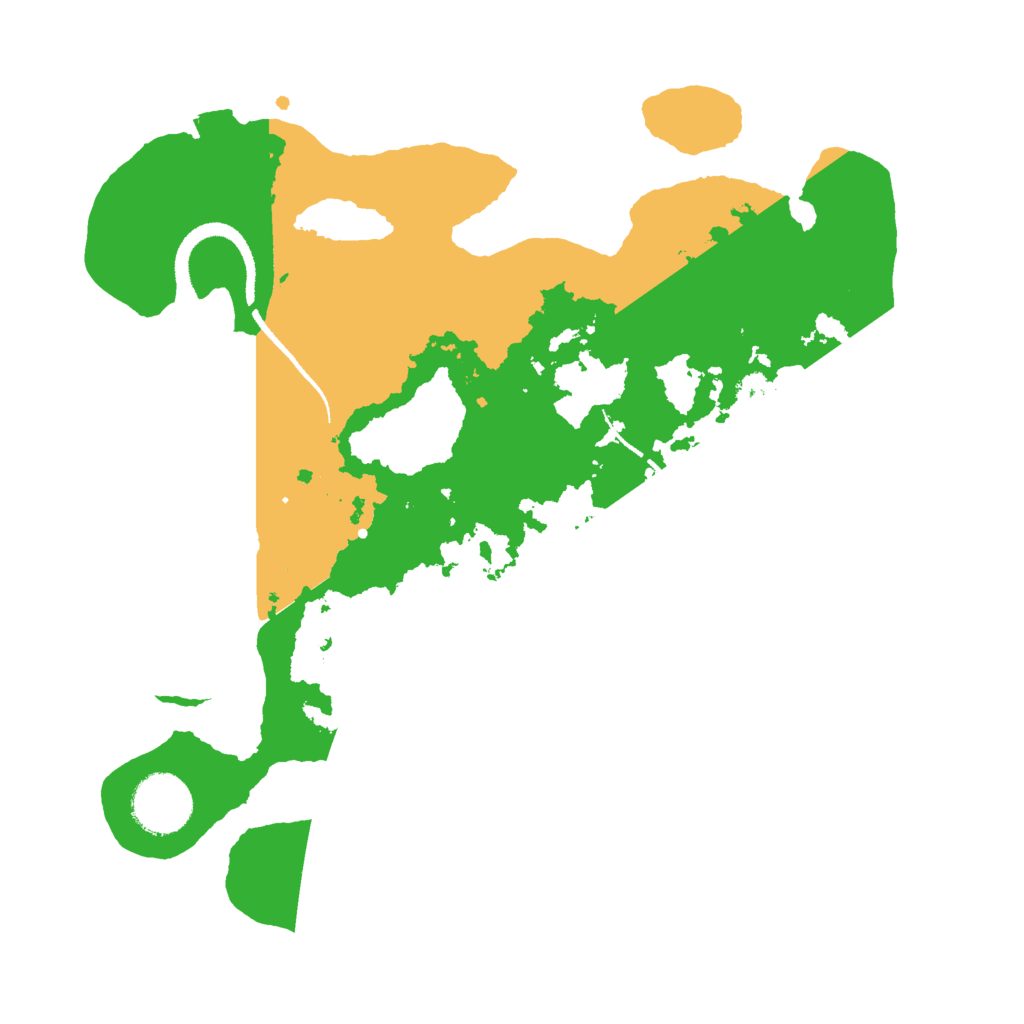 Biome Rust Map: Procedural Map, Size: 3000, Seed: 22458