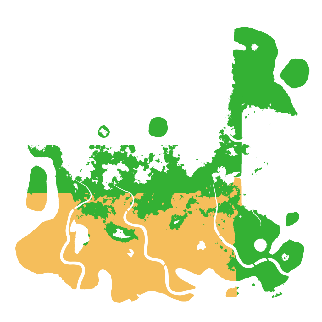 Biome Rust Map: Procedural Map, Size: 4500, Seed: 623952734