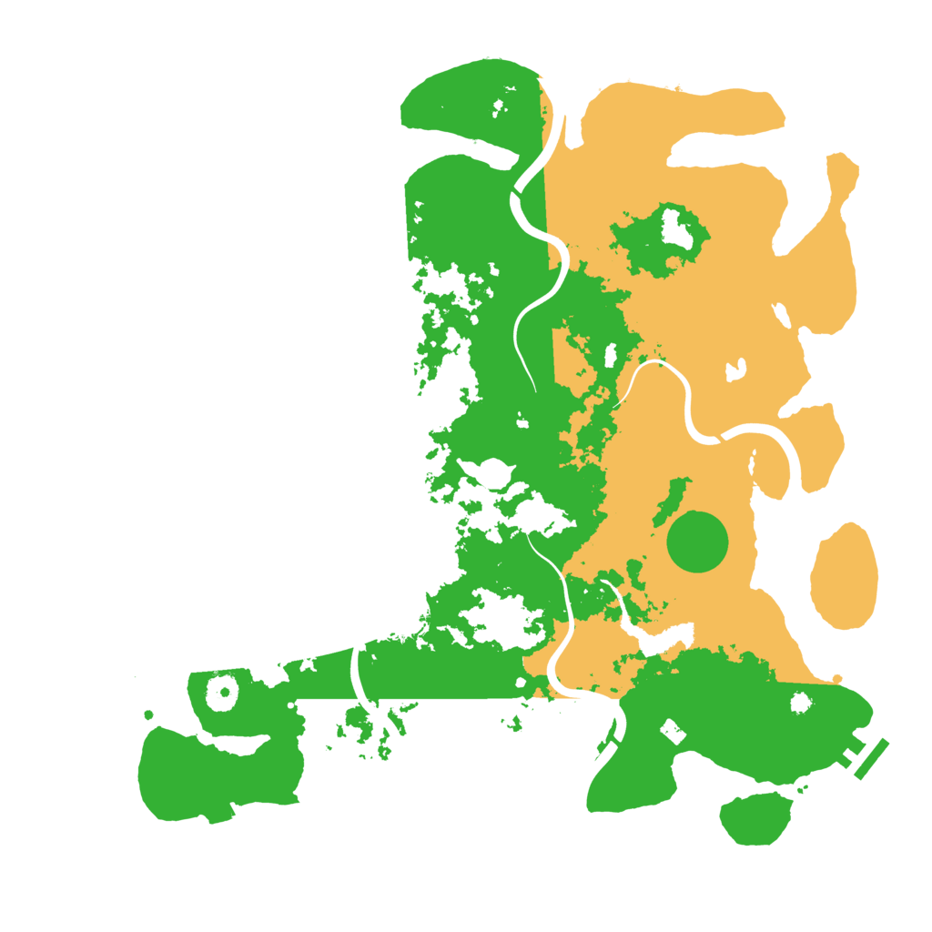 Biome Rust Map: Procedural Map, Size: 4000, Seed: 175232064