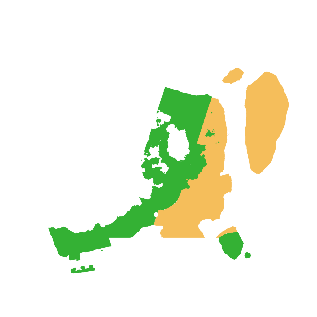 Biome Rust Map: Procedural Map, Size: 2000, Seed: 2040737488