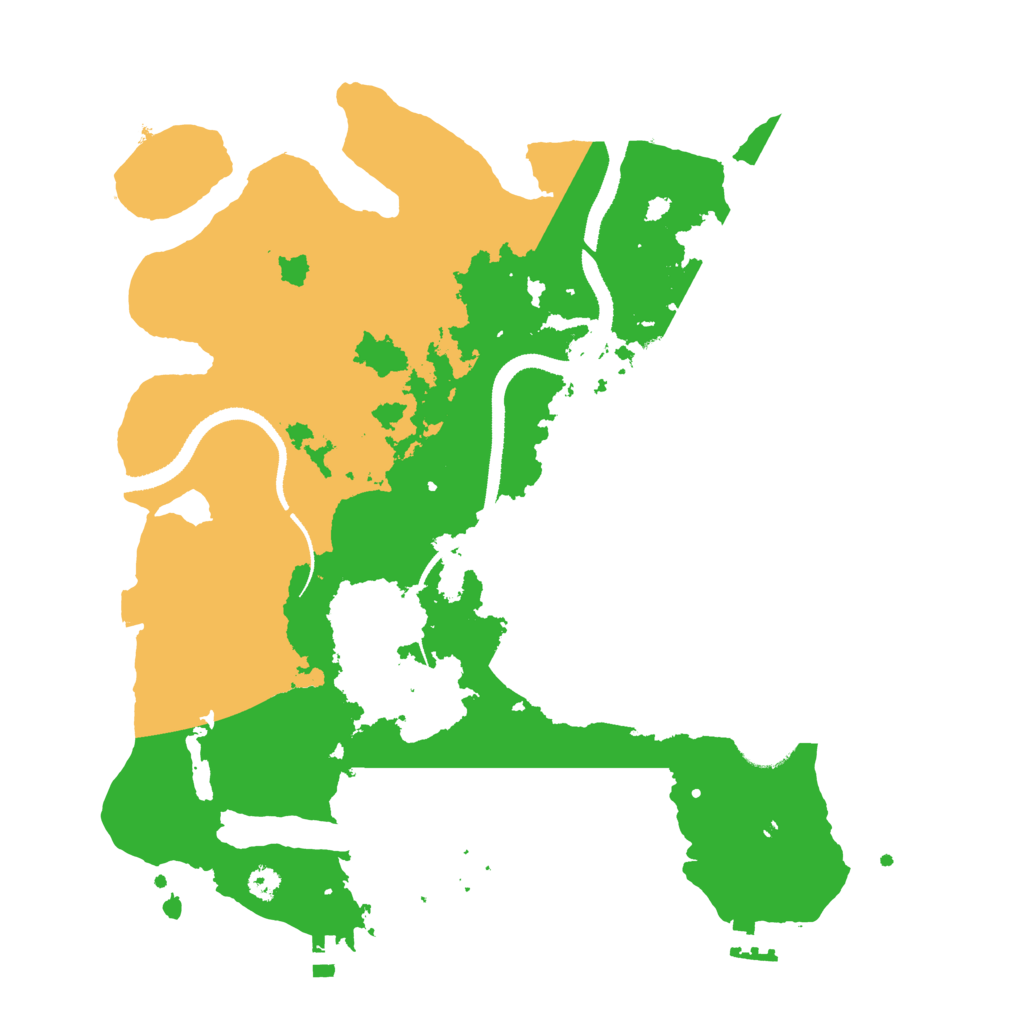 Biome Rust Map: Procedural Map, Size: 3250, Seed: 1373861347