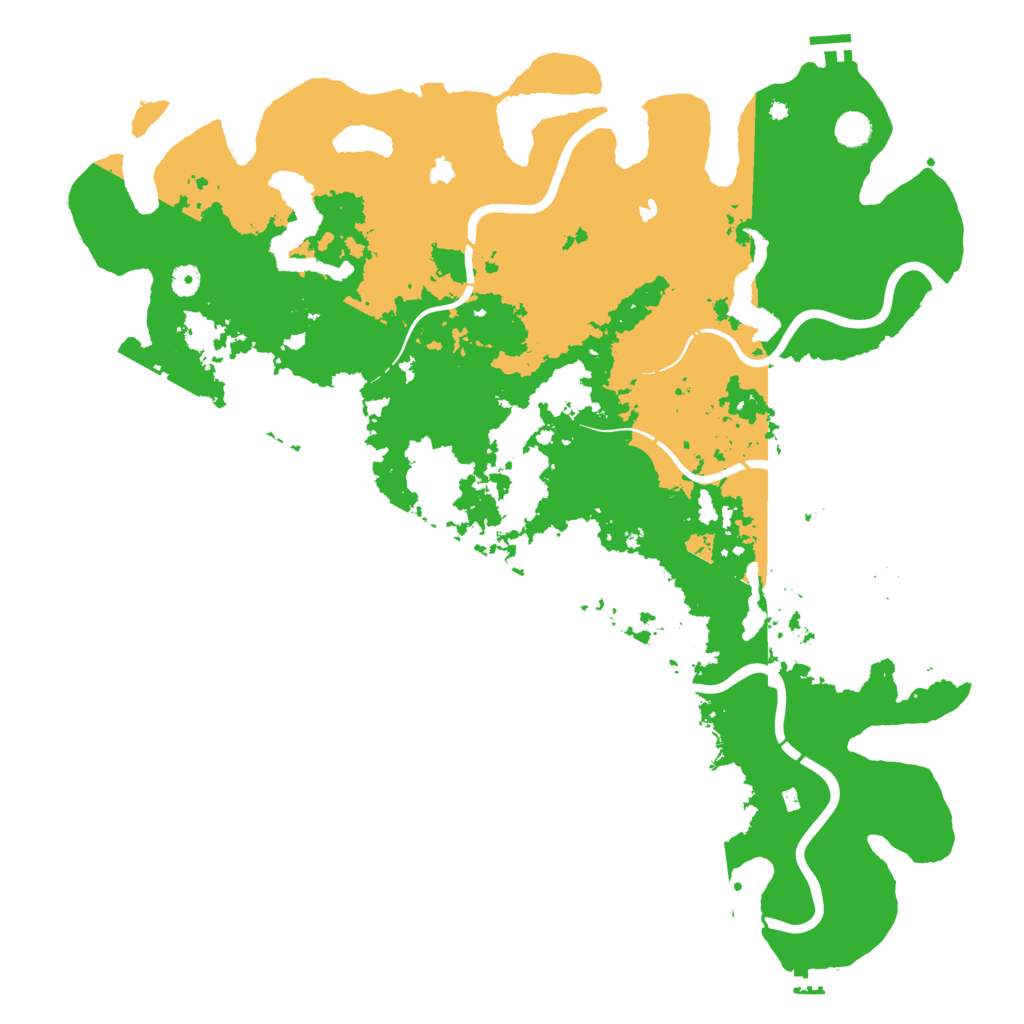 Biome Rust Map: Procedural Map, Size: 5000, Seed: 1277762428