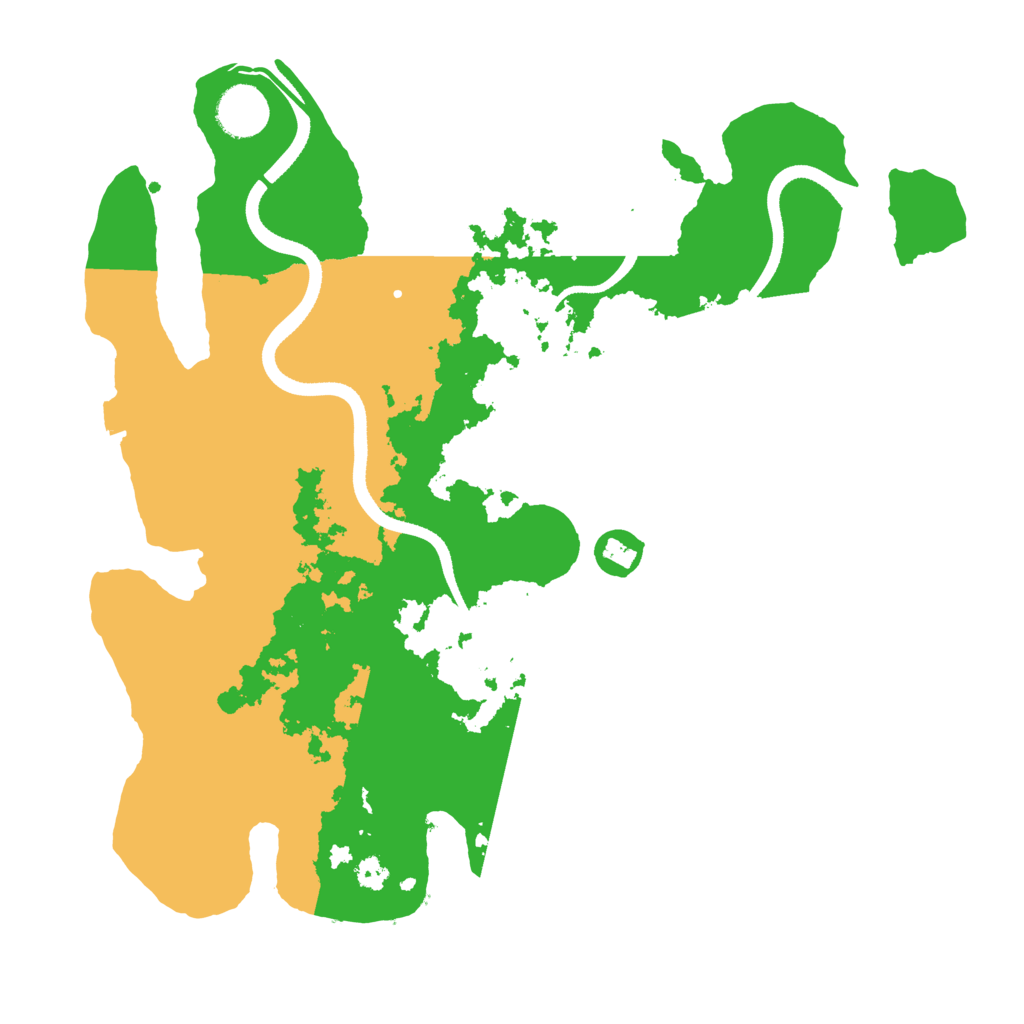 Biome Rust Map: Procedural Map, Size: 3500, Seed: 20187