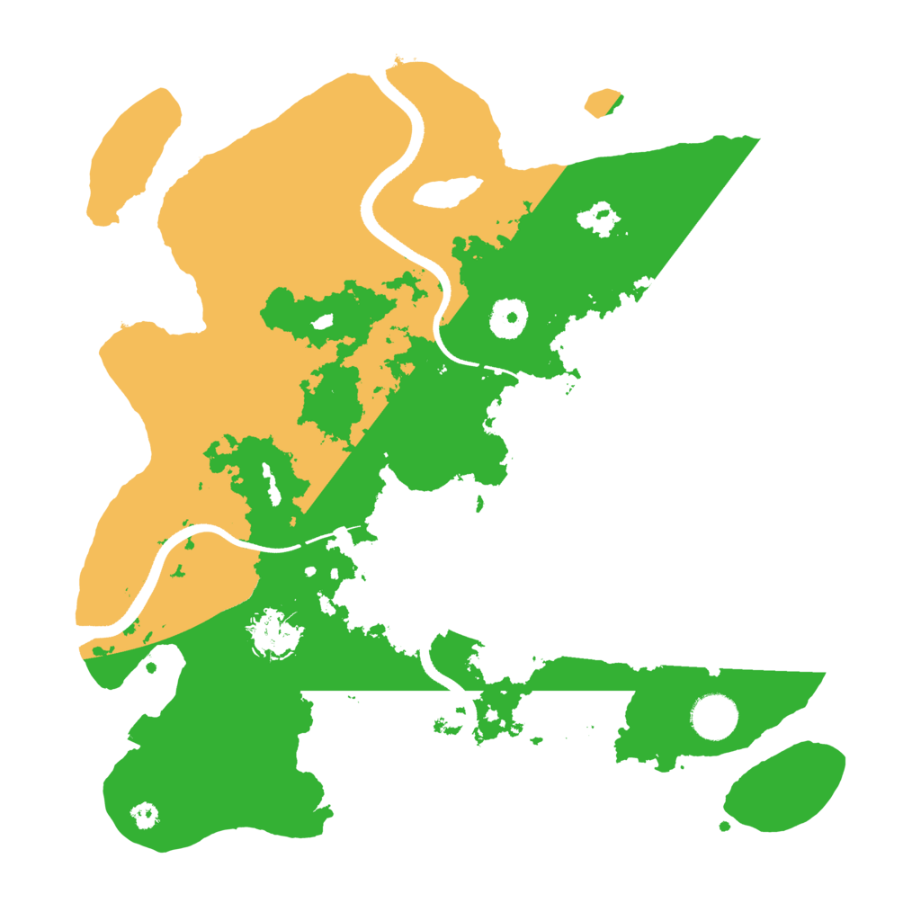 Biome Rust Map: Procedural Map, Size: 3500, Seed: 766583987