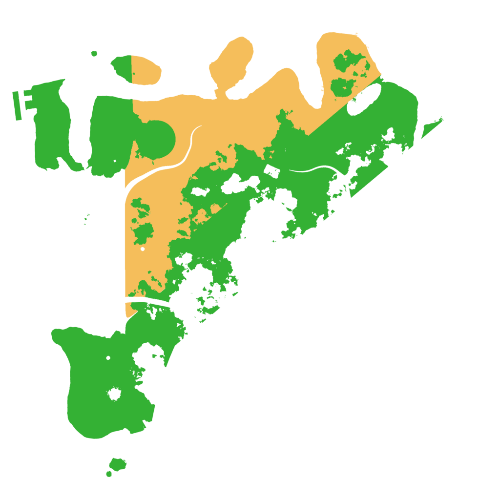 Biome Rust Map: Procedural Map, Size: 3500, Seed: 1547167562