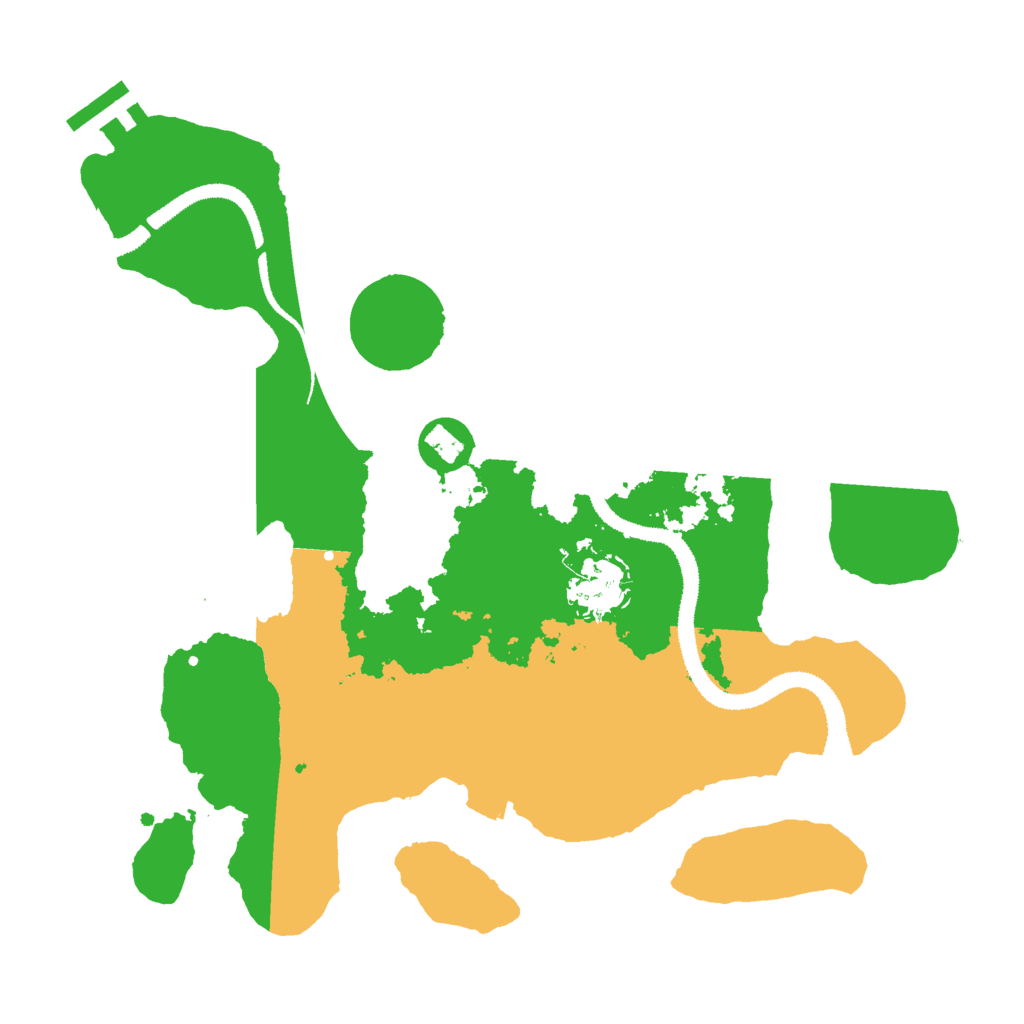 Biome Rust Map: Procedural Map, Size: 3000, Seed: 1526