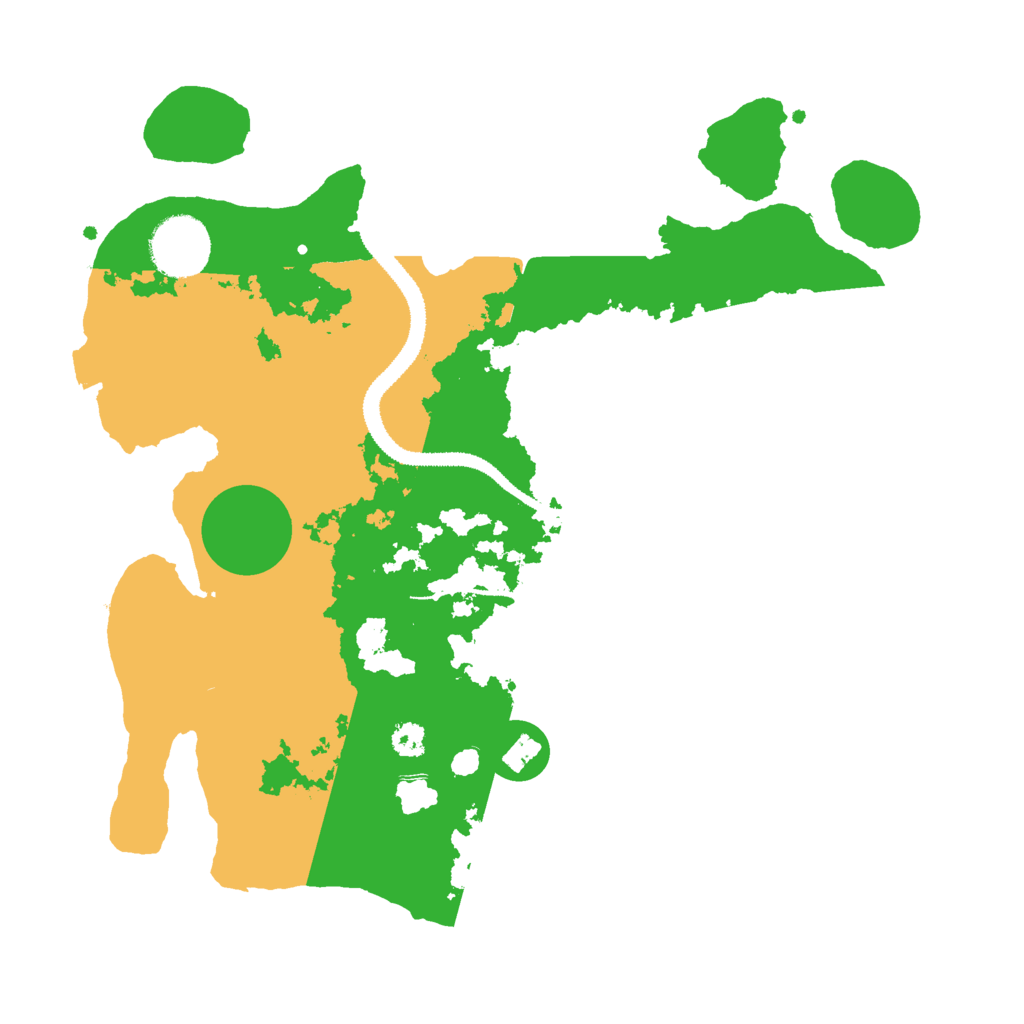Biome Rust Map: Procedural Map, Size: 3000, Seed: 683891184