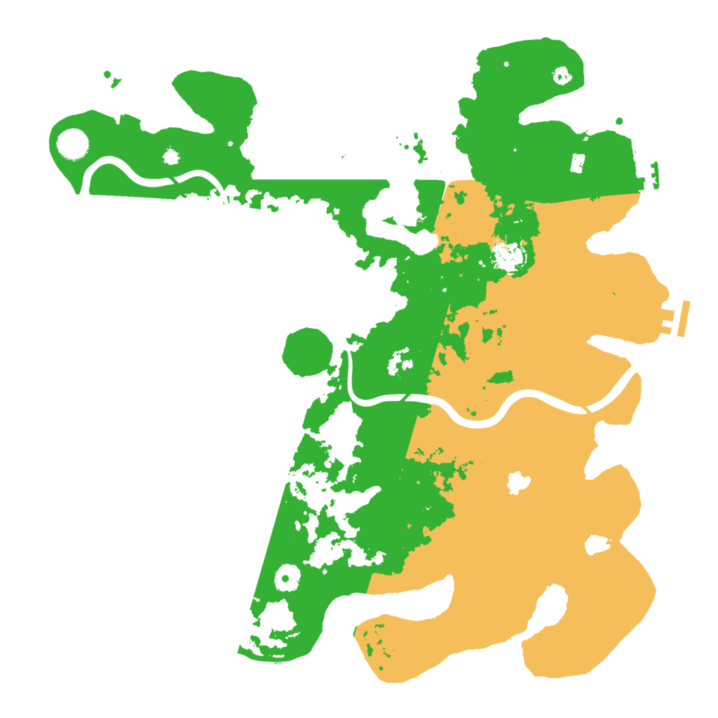 Biome Rust Map: Procedural Map, Size: 4000, Seed: 9798758