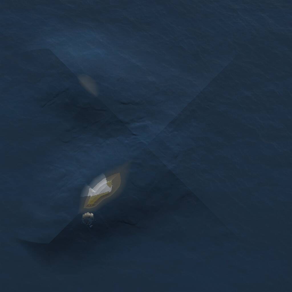 Rust Map: Procedural Map, Size: 1000, Seed: 725012412, 1 Monuments