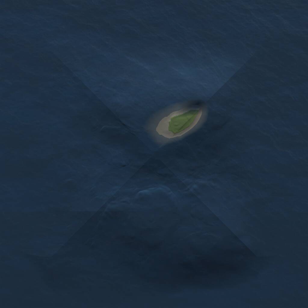 Rust Map: Procedural Map, Size: 1000, Seed: 1468409865, 1 Monuments