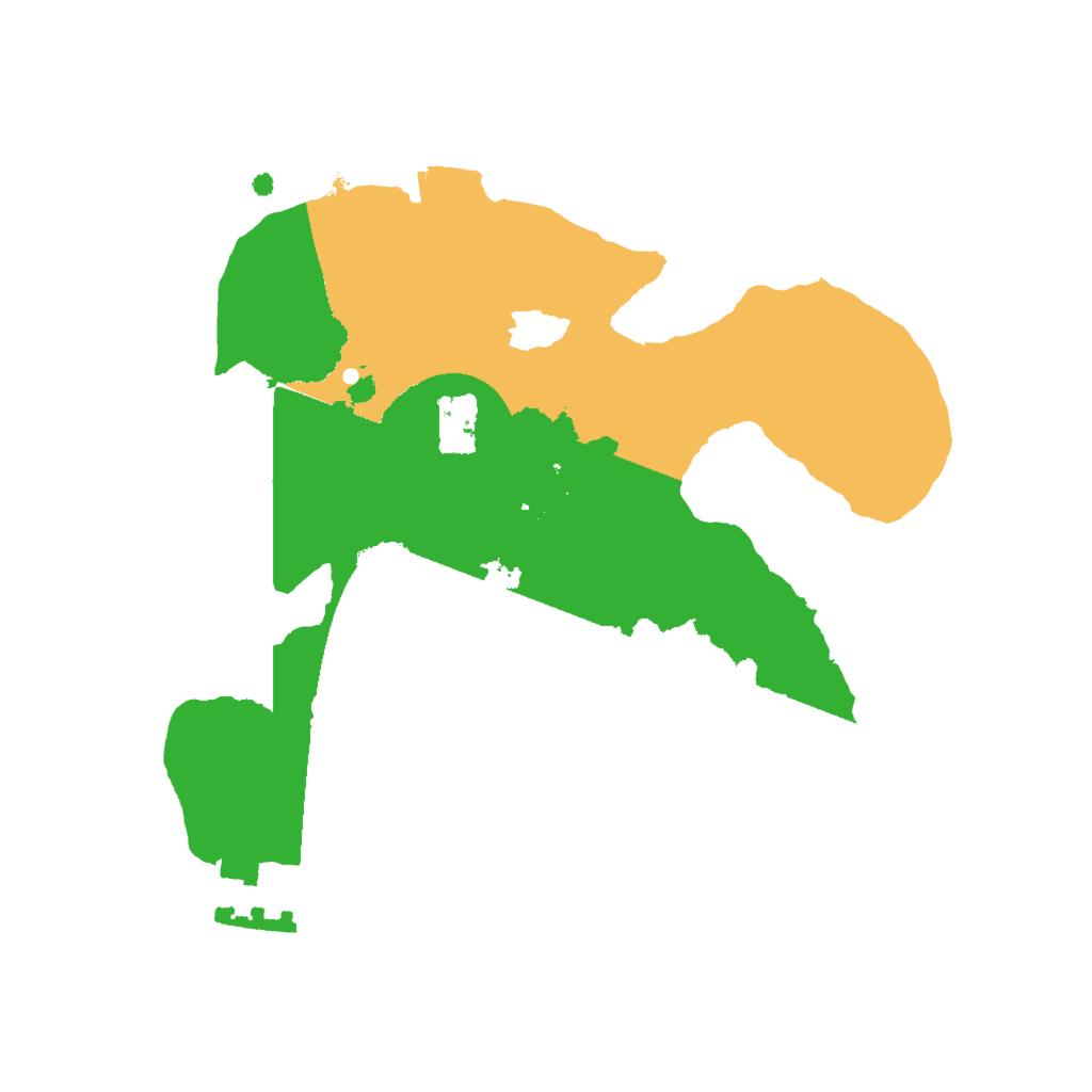 Biome Rust Map: Procedural Map, Size: 2000, Seed: 1188307783