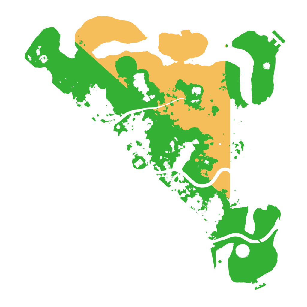 Biome Rust Map: Procedural Map, Size: 3900, Seed: 218