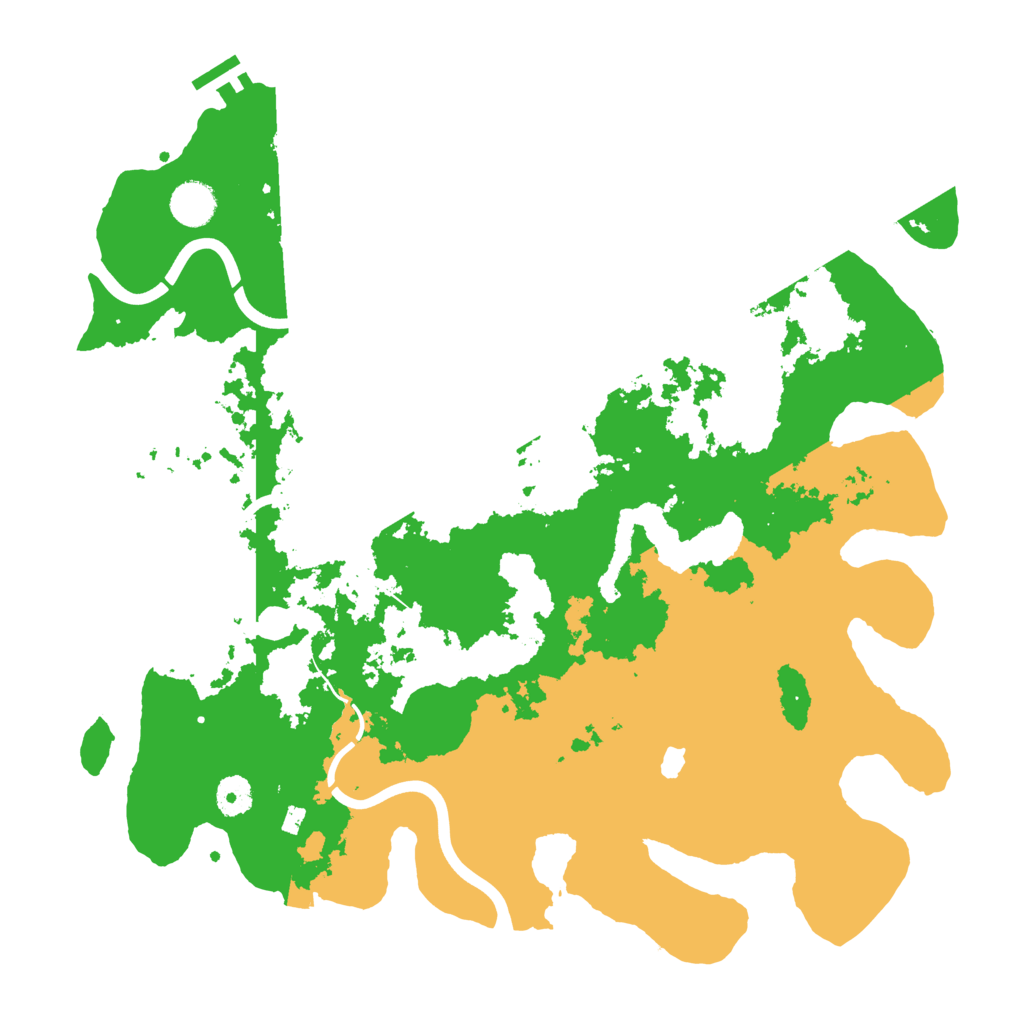 Biome Rust Map: Procedural Map, Size: 4000, Seed: 1180