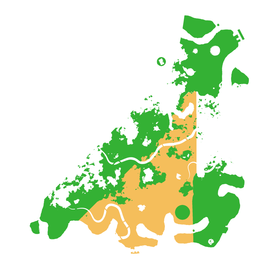 Biome Rust Map: Procedural Map, Size: 4700, Seed: 1010902245