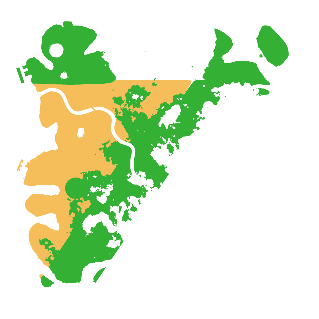 Biome Rust Map: Procedural Map, Size: 4000, Seed: 240101046