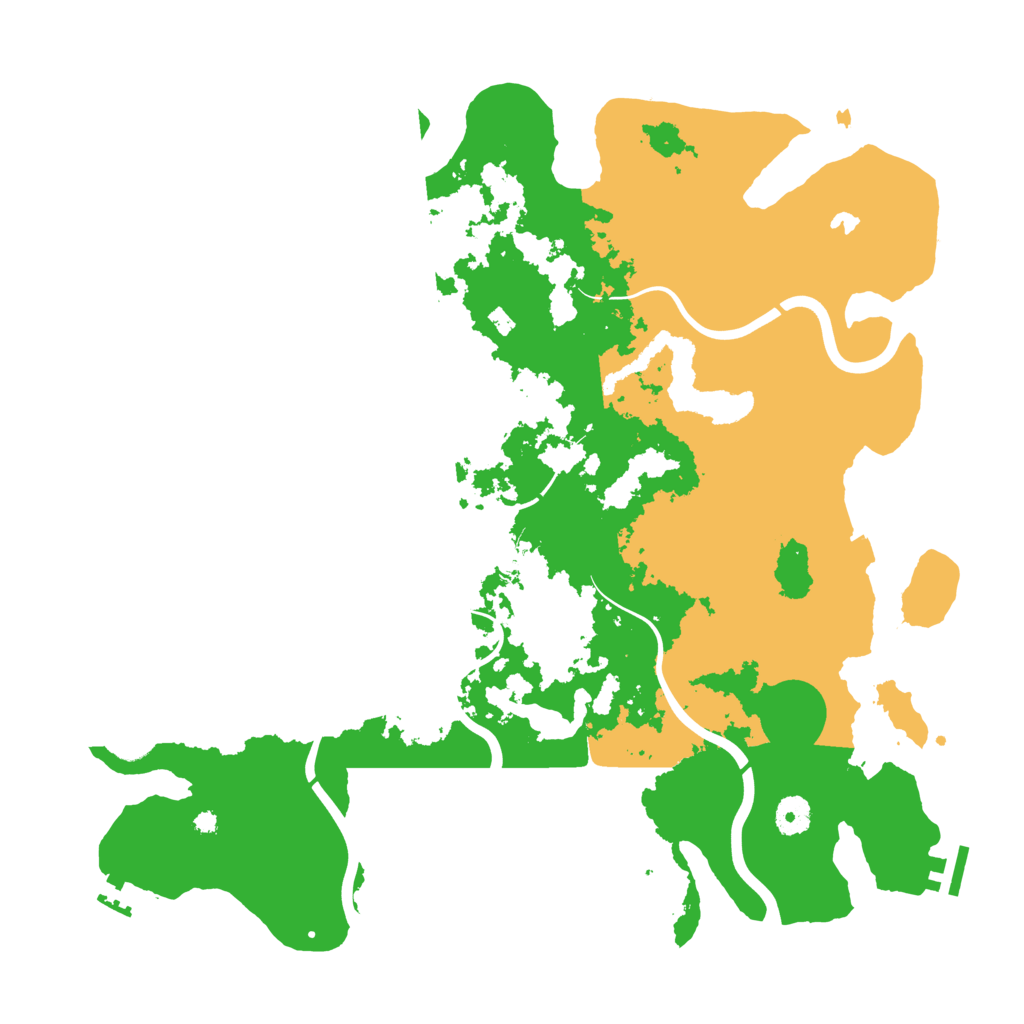 Biome Rust Map: Procedural Map, Size: 4100, Seed: 1130