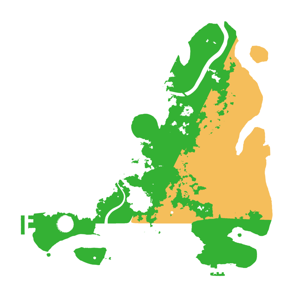 Biome Rust Map: Procedural Map, Size: 3150, Seed: 1060980682