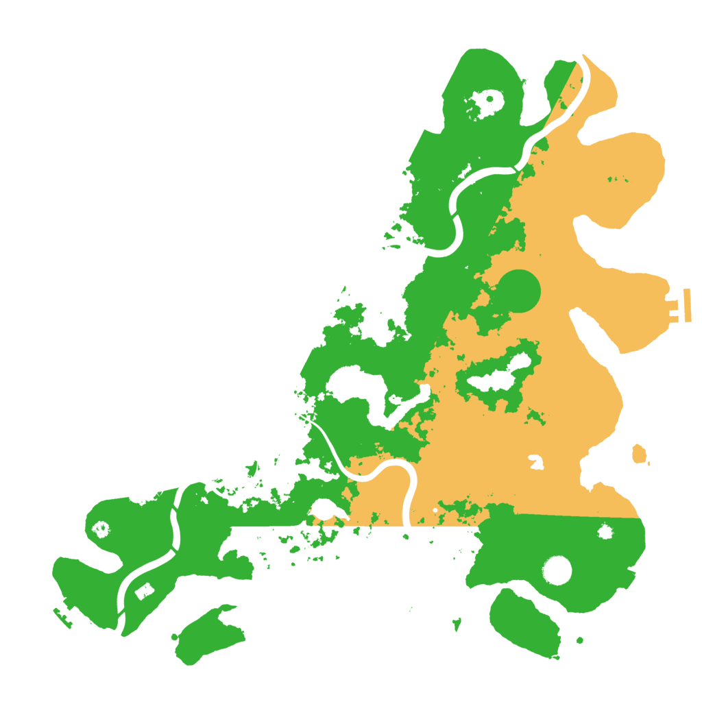 Biome Rust Map: Procedural Map, Size: 4250, Seed: 1215528837