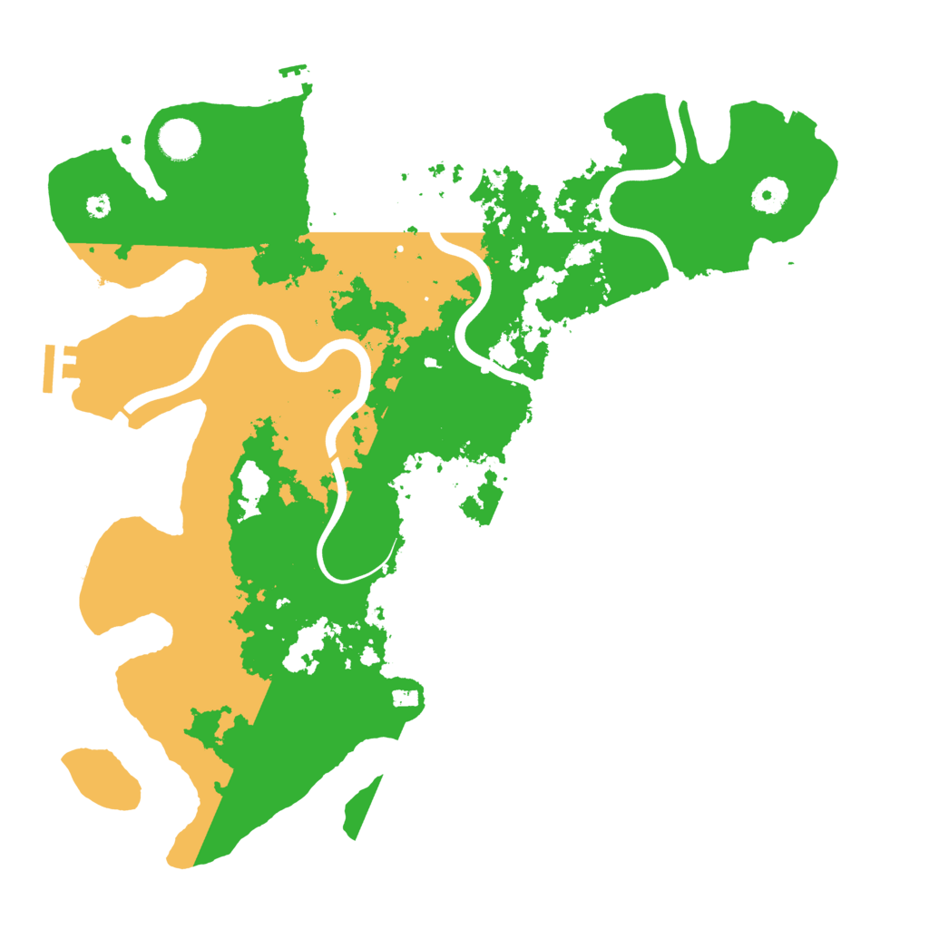 Biome Rust Map: Procedural Map, Size: 3900, Seed: 1414