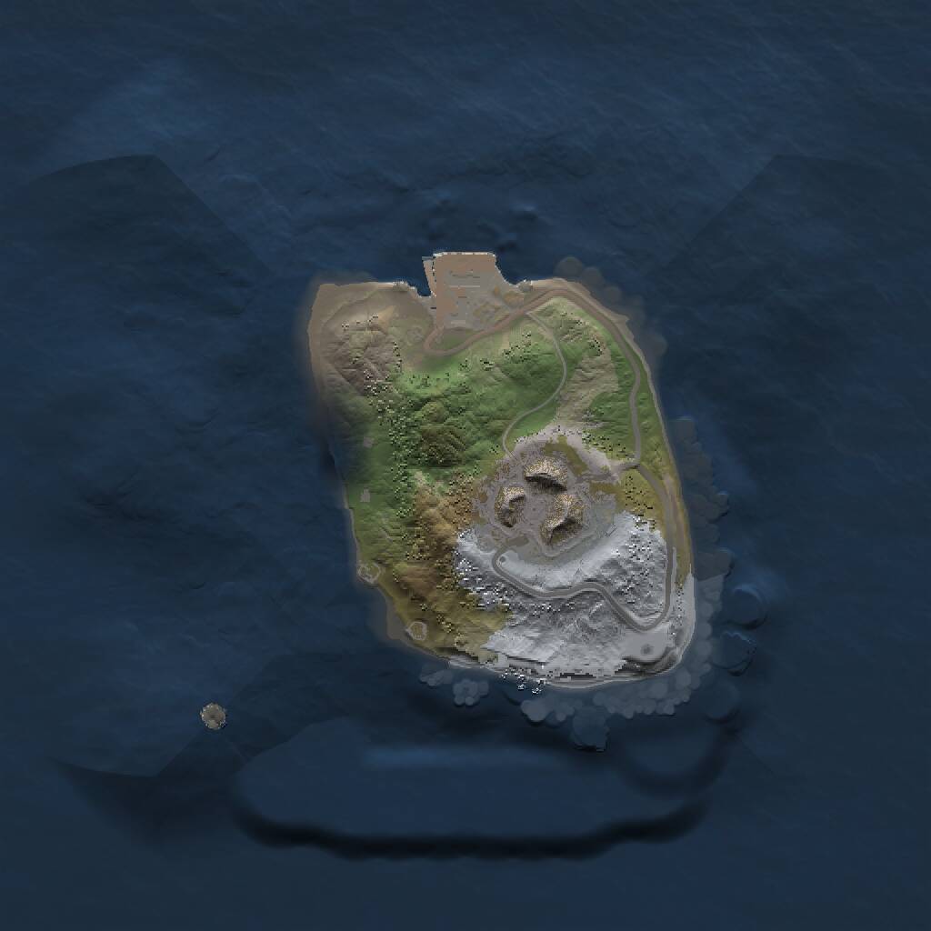 Rust Map: Procedural Map, Size: 1500, Seed: 1882968699, 2 Monuments
