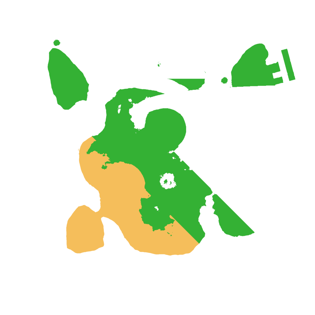 Biome Rust Map: Procedural Map, Size: 2000, Seed: 1292977521