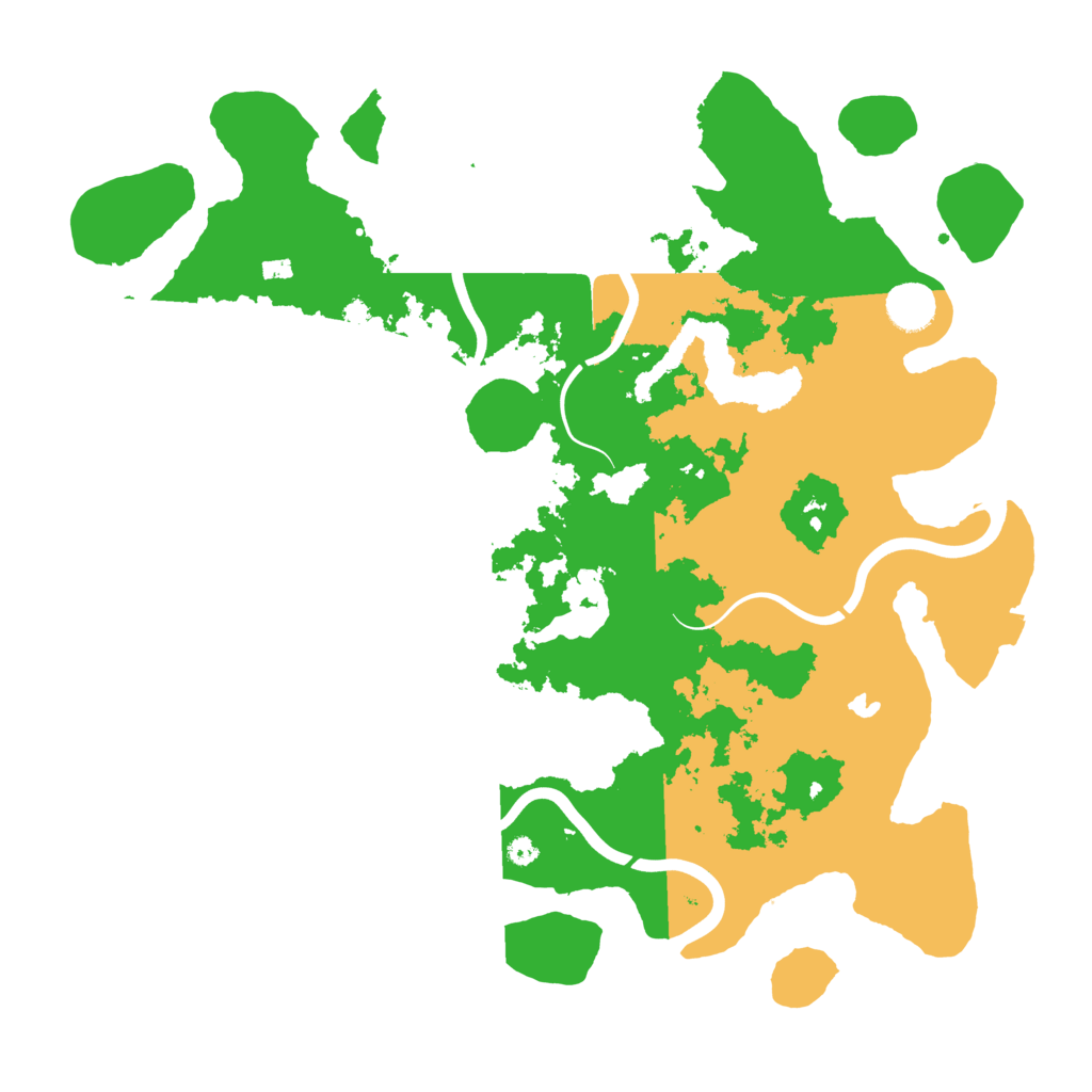 Biome Rust Map: Procedural Map, Size: 4000, Seed: 1826159822