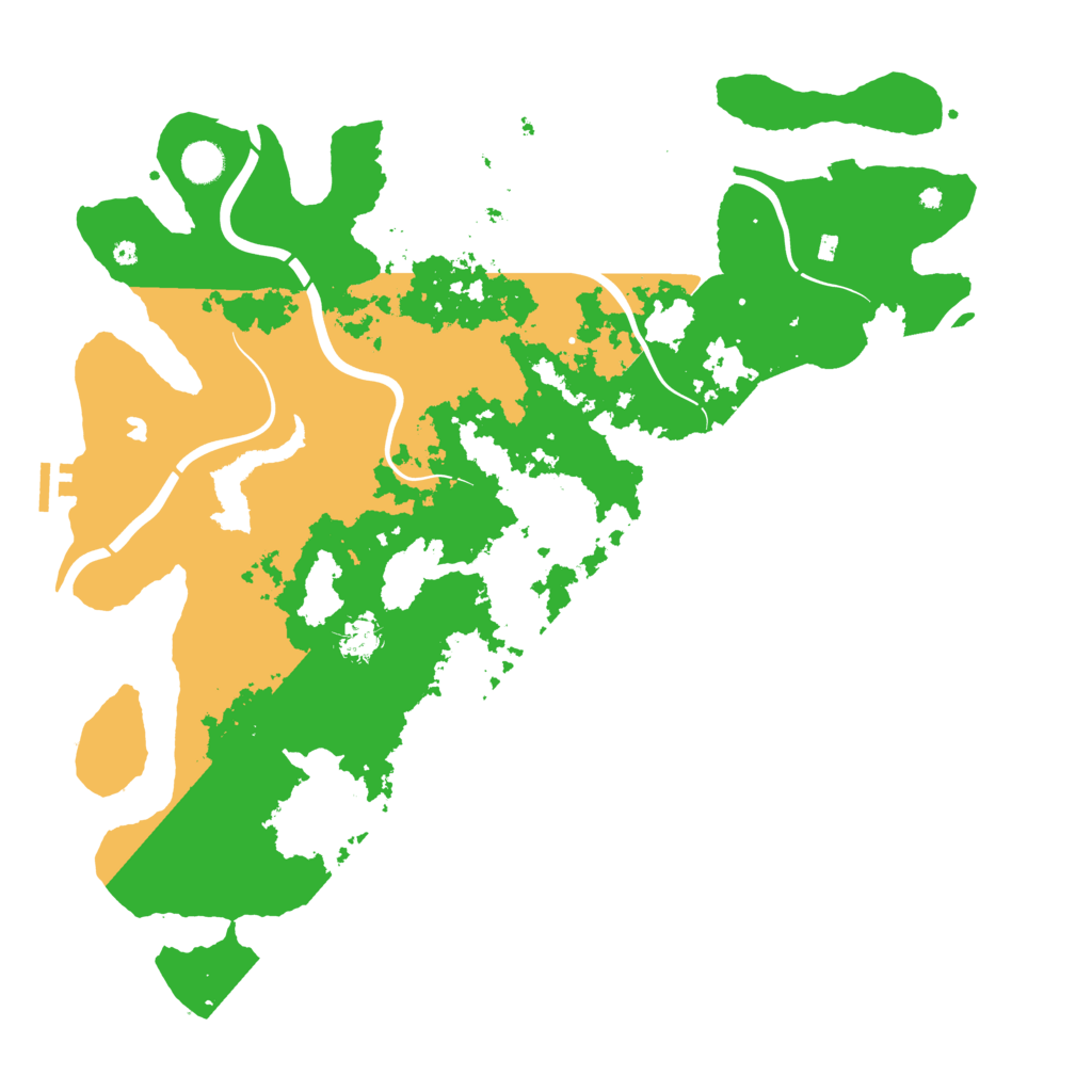Biome Rust Map: Procedural Map, Size: 4500, Seed: 346500067