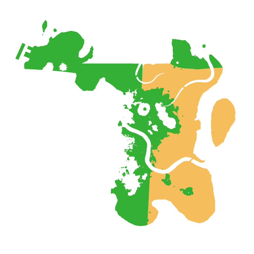 Biome Rust Map: Procedural Map, Size: 3000, Seed: 46743