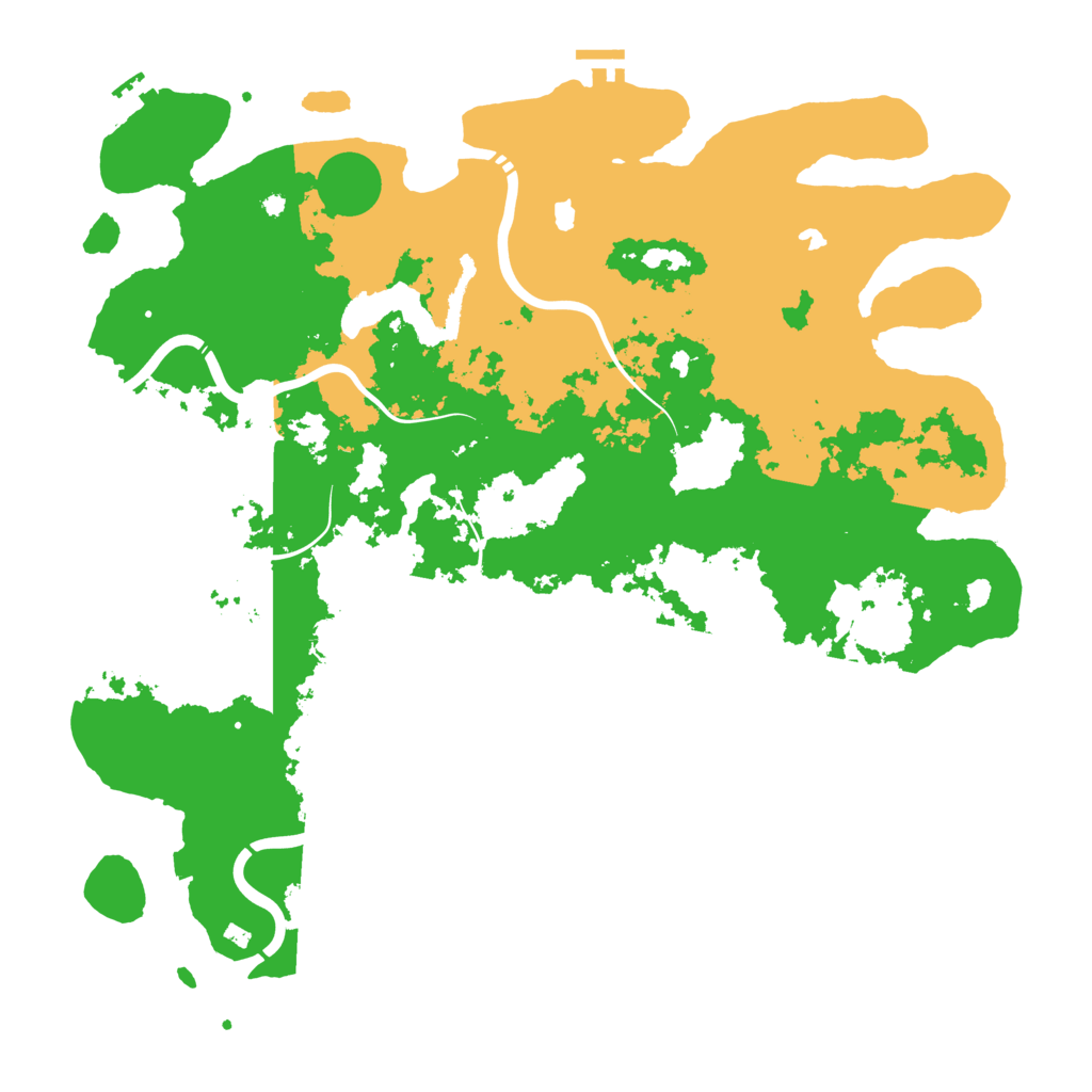 Biome Rust Map: Procedural Map, Size: 4500, Seed: 1487643