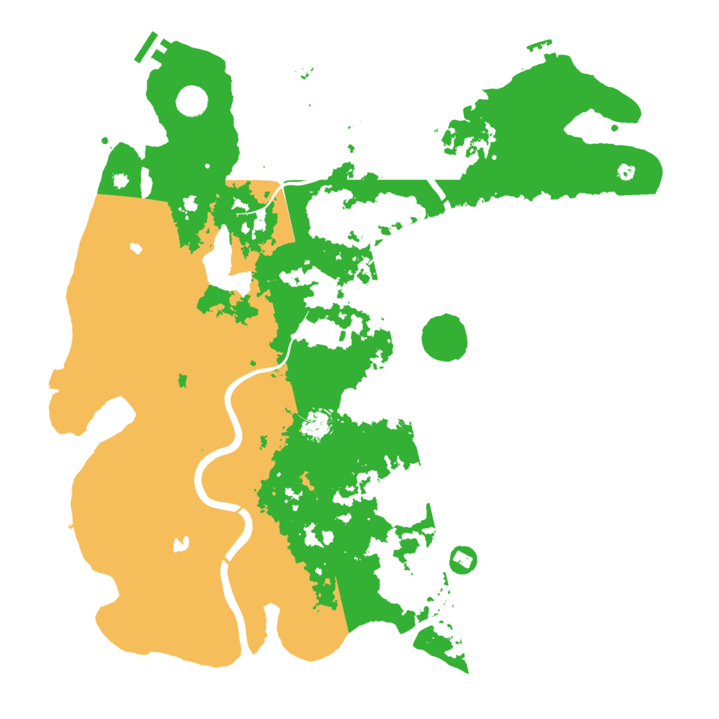 Biome Rust Map: Procedural Map, Size: 4250, Seed: 461890279