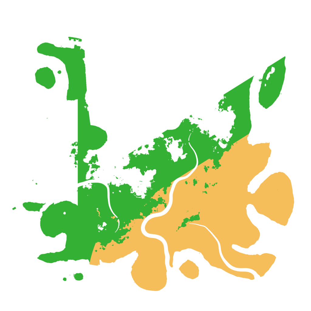 Biome Rust Map: Procedural Map, Size: 3500, Seed: 1903