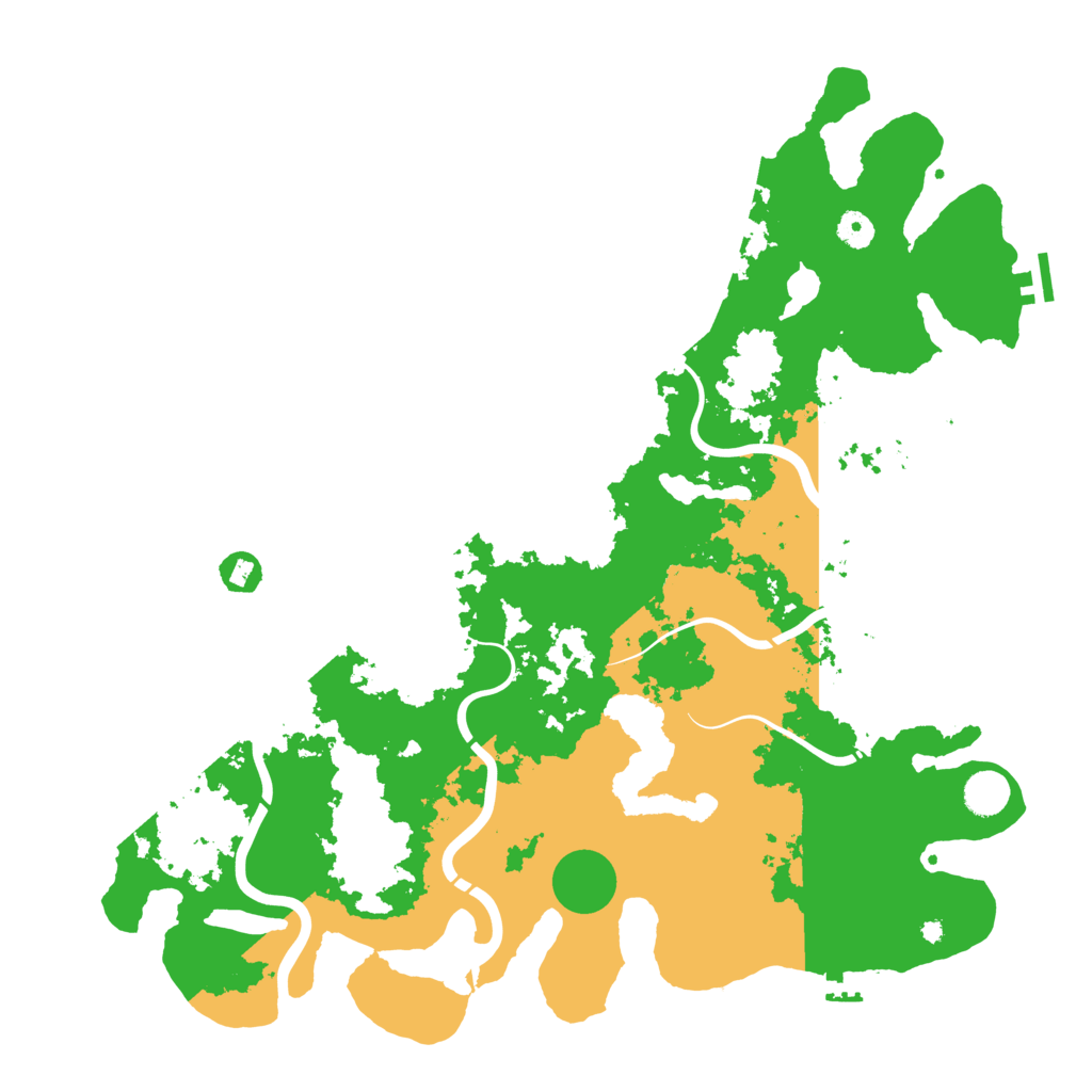 Biome Rust Map: Procedural Map, Size: 4500, Seed: 953989652