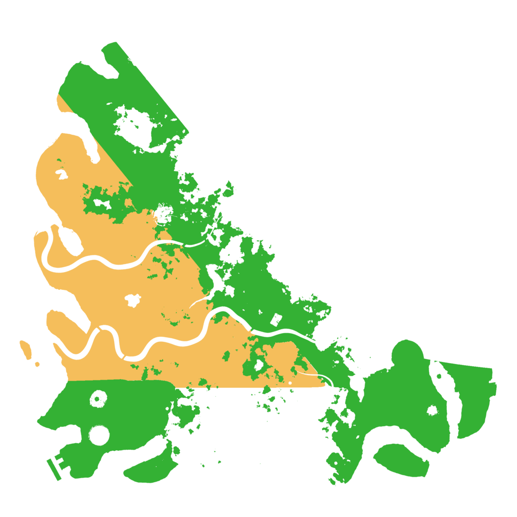 Biome Rust Map: Procedural Map, Size: 4500, Seed: 256784602
