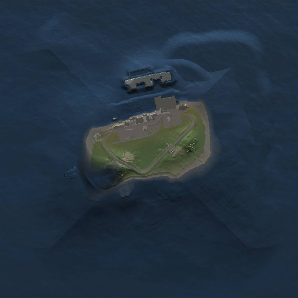 Rust Map: Procedural Map, Size: 1000, Seed: 514831259, 2 Monuments