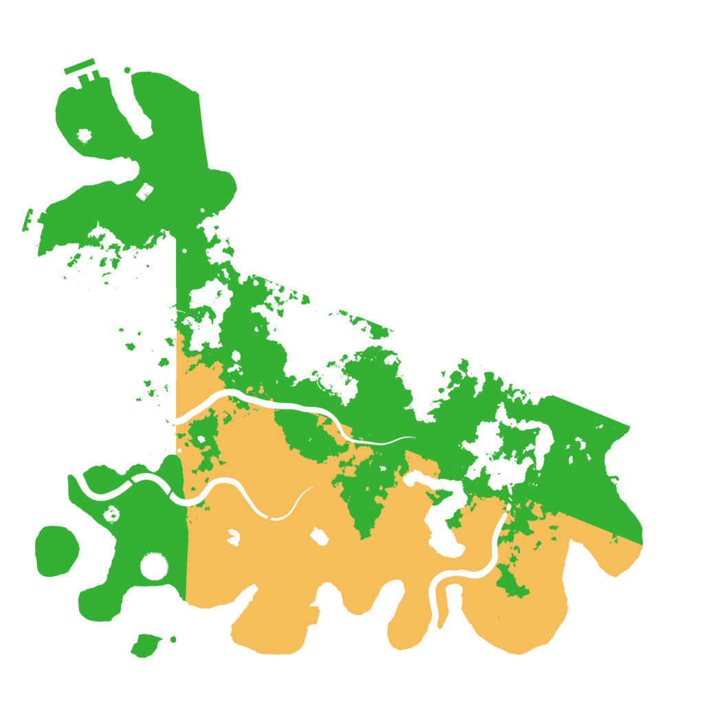Biome Rust Map: Procedural Map, Size: 4500, Seed: 278947021
