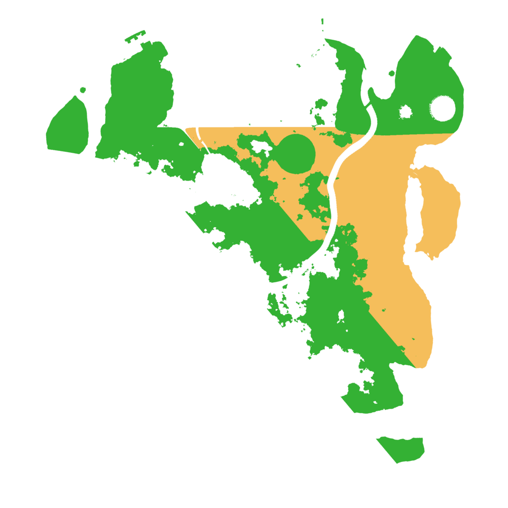 Biome Rust Map: Procedural Map, Size: 3500, Seed: 1273458000