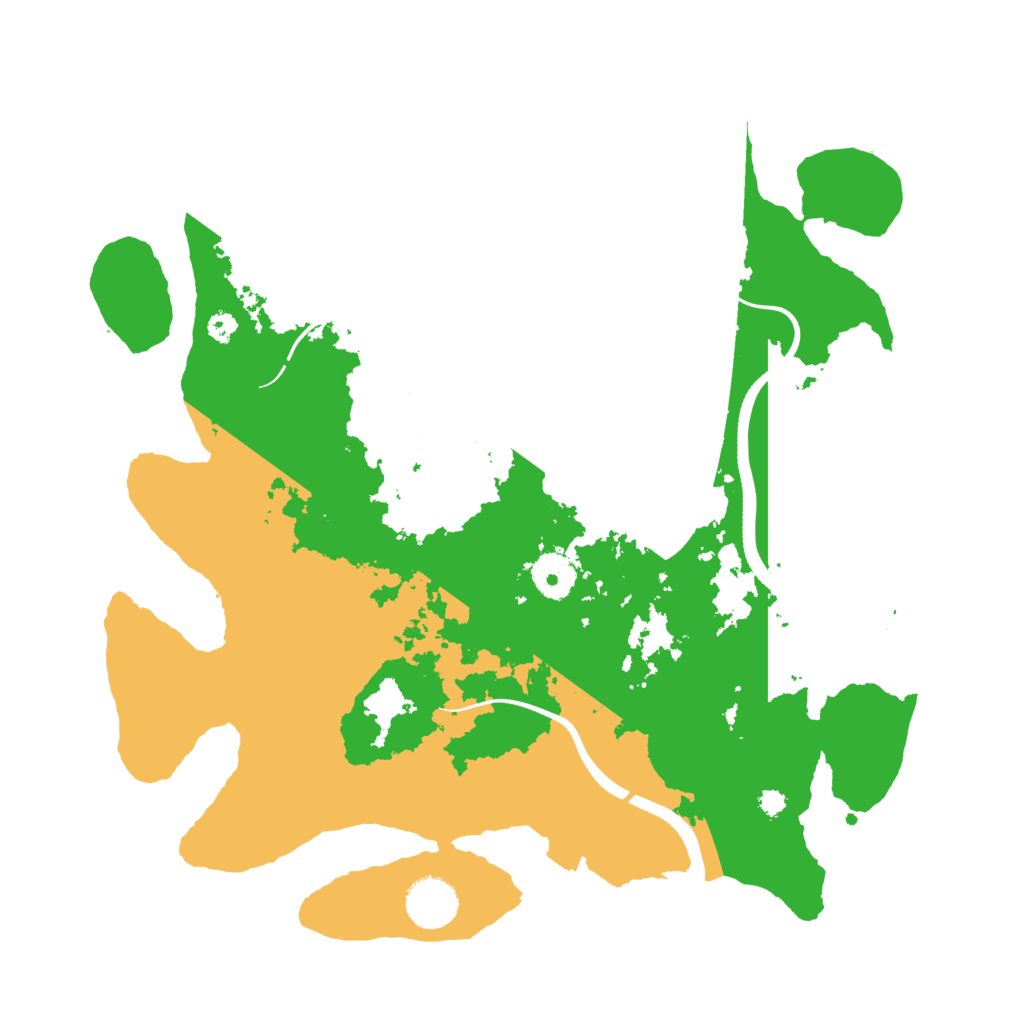 Biome Rust Map: Procedural Map, Size: 3500, Seed: 1232424141