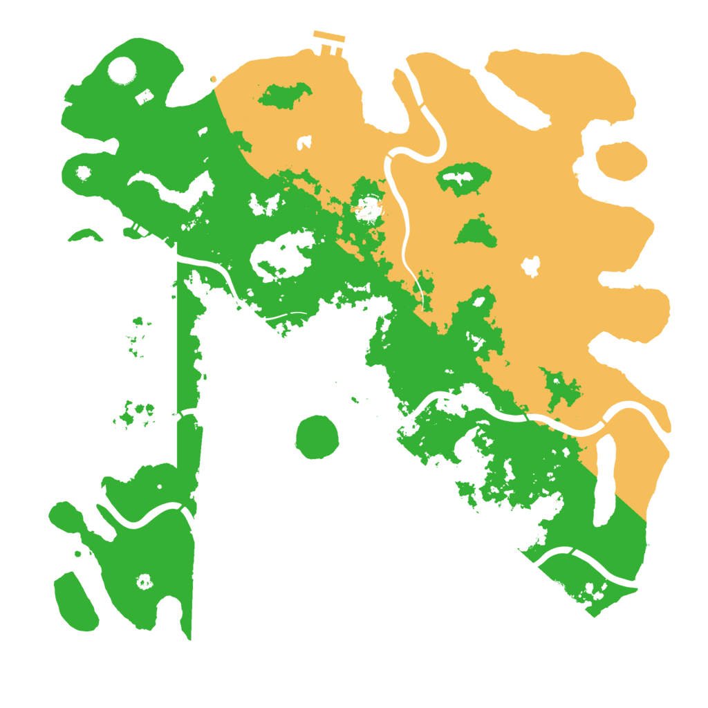 Biome Rust Map: Procedural Map, Size: 4500, Seed: 145459460